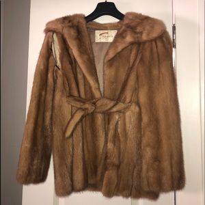 Vintage Donald Brooks mink coat